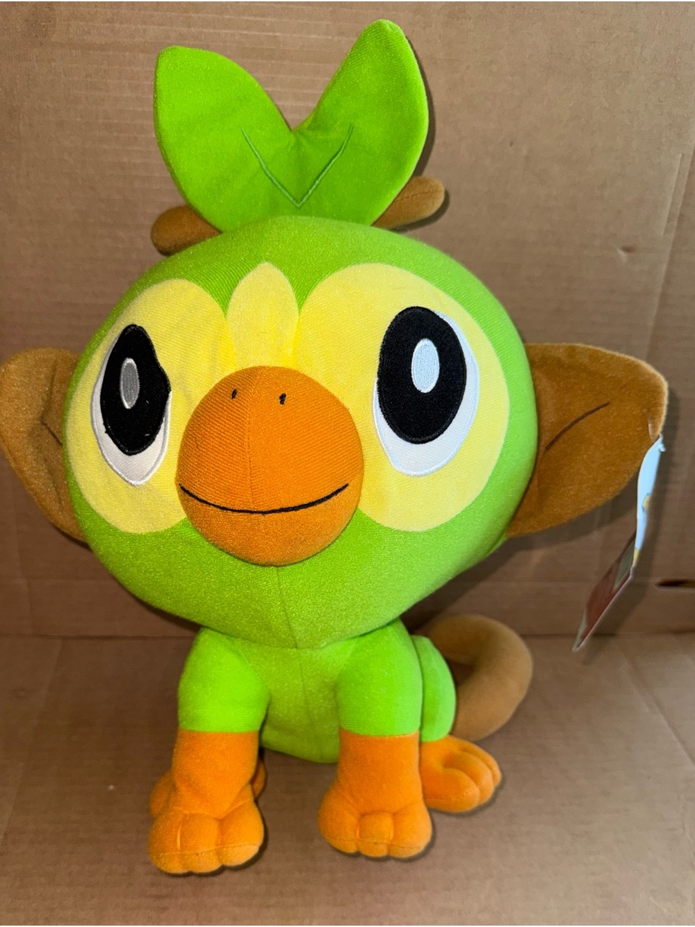 2022 Pokemon 13" Grookey Plush Round1 Exclusive NWT A15